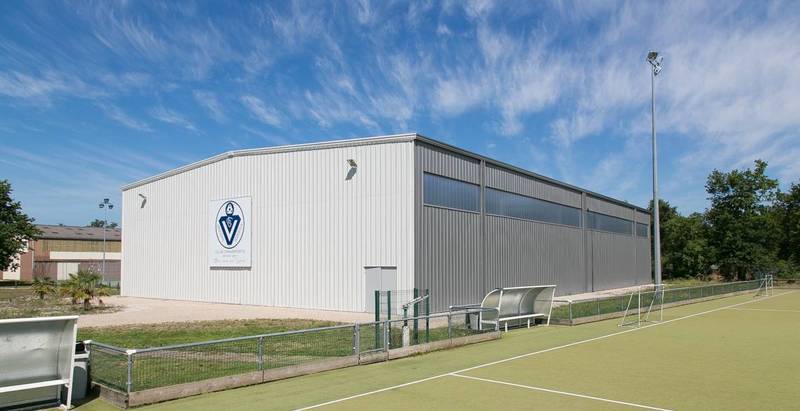 Construction d'une salle de sport pour les entraînements de hockey des Girondins Omnisports à Mérignac