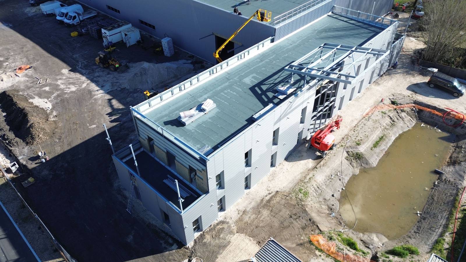 Couverture Bardage d'un bâtiment à charpente métallique à Blanquefort