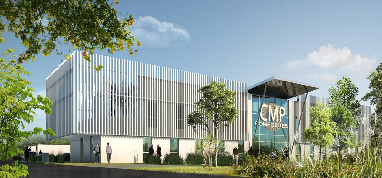 Construction d'un bâtiment sur la métropole de Bordeaux à Ludon Médoc